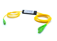 1550nm SC APC optical fiber splitter ABS Box Type 1m Fiber Lenght