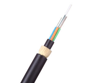 ADSS Double Jacket Optical Fiber Cable 200m Span G652D FOYC / Corning Fiber